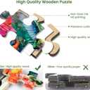 1000 Piece Puzzle for Adults - Hummingbird Garden | Wooden Jigsaw Puzzles 1000 Pieces | Decorations DIY Leisure Game Toy Gift for Family Friends| Difficult Puzzles Size 29 x 20 inches