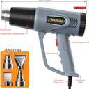 Heat Gun572& 1112 Dual Temperature Control Heat gun', Overload Protection with 4 Nozzles for Crafting, hot air gunShrink Wrapping, Phone Repair, Epoxy Resin