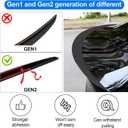 Fit for Tesla Model 3 Spoiler, Original Rear Spoiler Wing 2017-2023, Matte Black Sporty Appearance