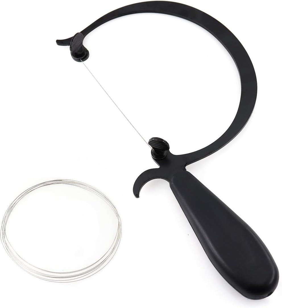 C Type Coping Saw And Diameter 0.3mm Diamond Wire for Decoration, Hobby, Craft Processing,DIY