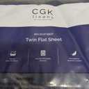 Twin Size Flat Sheet - Hotel Quality Top Flat Bed Sheet Only - Ultra-Soft, Breathable & Cooling - Fade & Wrinkle Free - Easy-Care, Stain & Shrink Resistant Bedding - Easy-Fit & Oeko-Tex - Navy Blue