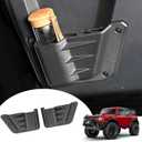 Mabett Rear Door Pocket for Ford Bronco Accessories 20262021-2025, Side Door Storage Box fit Bronco 4-Door, Drilling Required, Black