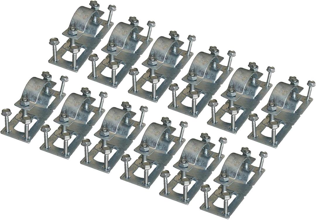 OZCO WAP-OZ Fence Brackets (12-Pack) (One Size)