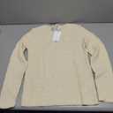 GRACE KARIN Womens Spring Wool Blend Sweater Tops, Long Sleeve Ribbed Pullover, 2026 Knitted Casual Blouse (Medium, Apricot)