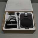 Coffee Mug Warmer & iKago Mug Set, Accurate Temperature Control Smart Heated Mug for Desk, Electric Coffee Warmer with Auto Shut Off & Real-Time Temp Display, Gifts for Men Women, 15oz Ceramic Mug (Dark Grey)