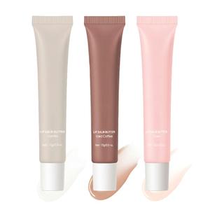 3 x 3Pcs Summer Lip Glossy Butter Balm Set, Instant Moisture Sheer Tint, Non-Sticky, Conditioning Formula to Soothe & Repair Dry, Chapped Lips, Jelly Lip Stain with Natural Scent (#1+3+4, 3Pcs)