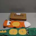 XIUGOAL Dog Toys for Aggressive Chewers, 2 Pack No Stuffing Interactive Dog Toys for Boredom and Teething, Squeaky Chew Toy for Small, Medium Breed to Keep Them Busy (Fox-Crocodile)