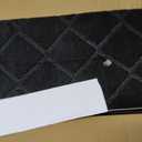 9"X36" Bullnose Stair Treads Carpet Non-Slip for Wooden Steps Indoor, Machine Washable and Reusable with Tape Free Self-Adhesive Back for Pets, Set of 15, Black