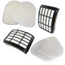 HQRP 2-pack Filter Kit compatible with Shark Navigator UV540 NV358 NV391 NV390 CU500 series Lift-Away Professional Upright Vacuum Cleaner, XHF350 XFF350 Replacement