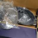 Rachael Ray 80090 Professional Hard Anodized Nonstick Cookware Oval Pasta Pot/Braiser, 8 Quart - Gray