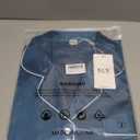 KCW Silk Satin Pajamas for Women Set 2 Piece Pajama Sets Short Sleeve Top and Shorts Pjs Set Button Down Loungewear Dark Blue, Size: 2XL