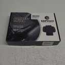 Center Console Cover for 2021-2024 Jeep Grand Cherokee L Armrest Lid Pad with Organizer Pockets, Black Faux Leather Arm Rest Lid Protector Cushion Interior Accessories