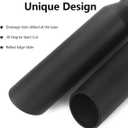 Exhaust Tip 2.5" Inlet to 4" Outlet 2PCS, A-KARCK Black Coated 17" Long Weld on Exhaust Tailpipe Tip Stainless Steel