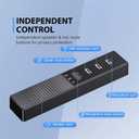Conference Speaker and Microphone,pc Speakers,360° Voice Coverage, Advanced Noise Reduction, USB-C Plug & Play, Compatible with Zoom and MS Team