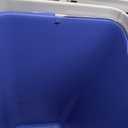 simplehuman 58L Liner Rim Rectangular Recycler, 24L+ 34L, White (White Stainless Steel)