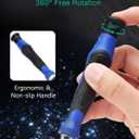 ORIA Precision Screwdriver Set, 61 in 1 Small Screwdriver Set with 57 Precision Bits, Portable Repair Tool Kit, Magnetic Screw Driver Kit with Extension Rod for Smartphone, PC, Watch,Toys, Blue