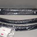 Window Visor Compatible for Silverado 1500 1999-2021 Door Visor Wind Sun Rain Guards Side Window Wind Deflectors Auto(1500 14-18 Crew CAB)