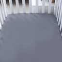 Biloban Crib Sheets Fitted for Boys, 2 Pack Crib Sheet Fits for Standard Crib Mattress, Neutral Toddler Bed Sheets Girl, Grey & Navy, 52X 28