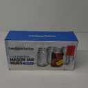 Sets of 4 Mason Jar 24oz Mugs with Glass Handles,