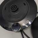 INTASTING Gooseneck Electric Kettle with 1 Temperature Control for Pour Over Coffee & Tea, Quick Heating, BPA-Free Stainless Steel, Built-in Brew Timer, 1500W/0.9L (Black Walnut)