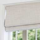 Comodex Cordless Blackout Roman Shades, Fabric Shades for Windows, Washable Roman Blinds for Indoor Windows, French Doors, Bedroom, 30W x 48H Inches