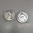 Palksky Mason Jar Drinking Lids,Stainless Steel Wide Mouth Mason Jar Sip Lid accessories,Anticracking Leak Proof Seal Flip Cap Cover Airtight Accessories for Drink,2Pack