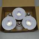 6 Pack High Power Outdoor PAR38 17W 170Watt Equivalent 1700 Lumens LED Cool White Dimmable Flood Light Bulb Waterproof E26 5000K Daylight Bulbs - Security Backyard Garage Led Spotlight