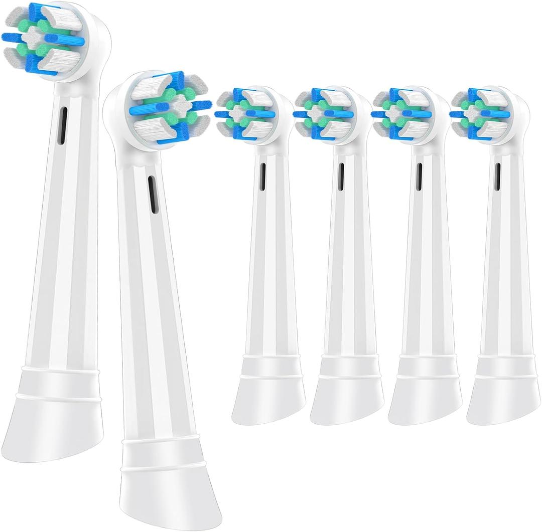 iO Replacement Heads Compatible with Oral B iO 2/3/4/5/6/7/8/9/10 Series Electric Toothbrush,Toothbrush Heads Compatible with Oral B iO,Gentle Gum Care Bristles for a Comfortable Clean,White