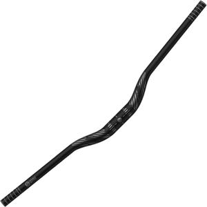 FIFTY-FIFTY Mountain Bike Riser Handlebar, Aluminum Alloy Bicycle Riser Handlebar, 35mm Diameter, 800mm Wide MTB Bar (Black, 38mm Rise)