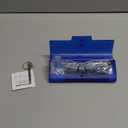 VisionGlobal Blue Light Blocking Glasses for Women/Men, Anti Eyestrain, Computer Reading, TV Glasses, Stylish Square Frame, Anti Glare(Clear Blue,+2.25 Magnification)