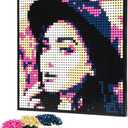 Amalia Personalized Mosaic Portrait Custom Building Kit Pixel Great Wall Art Decoration Customized Your Own Photo Picture-Fascinatic(L/15.1"x15.1")
