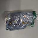 24 Pcs Velvet Bows Christmas Tree Ornaments Vintage Double Faced Velvet Ribbon Bows for Tree Garland Wreath Indoor Outdoor Xmas(5 x 7 Inch,Width of 3/8",Dusty Blue)