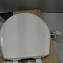 Bemis 730SLEC Slow Close Toilet Seat, Easy Clean Hinges and Durable Plastic Seat, Made in USA, Round, White