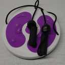 Ab Twist Waist Disc Board,Waist Twister for Women Belly Fat with Handles,Waist Slimming Balance Rotating Disc with Massage Foot Sole for Slimming Waist Arms Hips and Thighs (Purple)