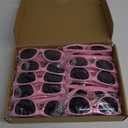 FEPITO 24 Pack Party Sunglasses Bulk for Birthday Party Favors Goody Bag Fillers for Beach Pool Party Toys for Adults, Pink