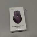acer Wireless Mouse for Laptop, 2.4GHz Computer Mouse 3 Adjustable DPI Office Cordless USB Mice with USBA Receiver, 6 Buttons, 1600 DPI, Medium to Large Sized Hands (Purple)