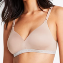 Warner's Women's Cloud 9 Super Soft Wireless Lightly Lined Comfort Bra 1269, Sandshell, 32B