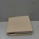 Bedsure 100% Washed Cotton Duvet Cover King Size - Frosted Almond Minimalist Cotton Duvet Cover Linen Like for All Seasons - GentleSoft Plain Simple Bedding (Frosted Almond, King, 104"x90")