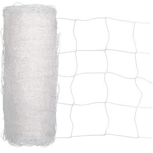 Heavy Duty Trellis Netting Roll - 47''x328' Plastic Plant Trellis Net for Climbing Plants (White)