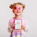 CRANBURY Small Photo Album 5x7 (Pink), 2-Pack Plastic Photo Book, 24 Pockets Show 48 Pictures, Mini Picture Binder with Customizable Album Cover, 5 x 7 Clear Sleeves