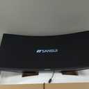 SANSUI 34-Inch Curved Gaming Monitor UWQHD 3440 x 1440 Up to 165Hz Curved 1500R - PIP/PBP, 1ms(MPRT), HDR, 300nits, sRGB 125%, DCI-P3 95%,FreeSync,HDMIx2,DP1.4(Cable Included) (Black)