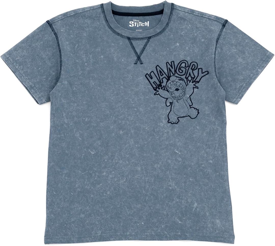 Disney Lilo & Stitch Matching Family Short Sleeve T-Shirt (Blue, XXXL)