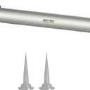 AWF PRO Sausage Caulking Gun, 20 oz Foil Pack and 10 oz Cartridge Convertible, 18:1 Thrust Ratio, Aluminum Barrel, Includes 3 Tips