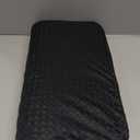 Gel Seat Cushion, Cooling Thick Big Breathable Honeycomb Design Absorbs Pressure Points Seat Cushion with Non-Slip Cover for Office Chair Home Cars Wheelchair (Black)