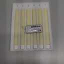 Upgraded 6 Pack Realistic Wax Flameless Taper Candles With Remote & Timer, 9.8 Inches Ivory Fake Candlesticks Battery Operated 3d Flickering, Functionality Led Candles For Indoor Home Decor