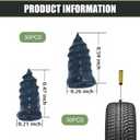 2 x 60PCS Tire Repair Rubber Nail, Vacuum Tire Repair Spiral Rubber Screws Kit, Self-Service Tire Screw Plugs Quick Repairs Tool for Car, Motorcycle, Truck, Tractor Tires Puncture Repair