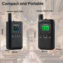 Wireless Tour Guide System,Long Range 200m/656ft,Upgraded Noise Reduction,Classic Style, 40H Long Battery,Upgraded Noise Reduction, for Court,Training,Interpreter (1 Transmitter 2 Receivers)