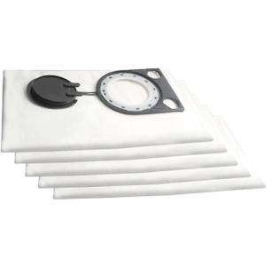 5 Pcs 2605411167 Replacement Filter Bags Dust Collection Bags Fit For Bo-sch Gas 25 Professional Dust Extractor - White