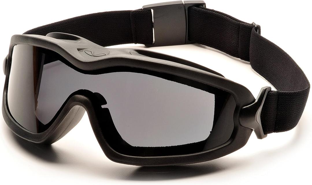 Pyramex Safety Products GB6420SDT V2G Plus Safety Glasses, Gray Anti-Fog Dual Lens