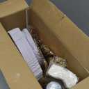 Hioasis 175pcs White and Gold Plates - White Party Plates for 25 Guest, Include 50 Heavy-duty Plates(20% Thicker Than Standard), 25 Cutlery Set, 25 Napkin, 25 Cups